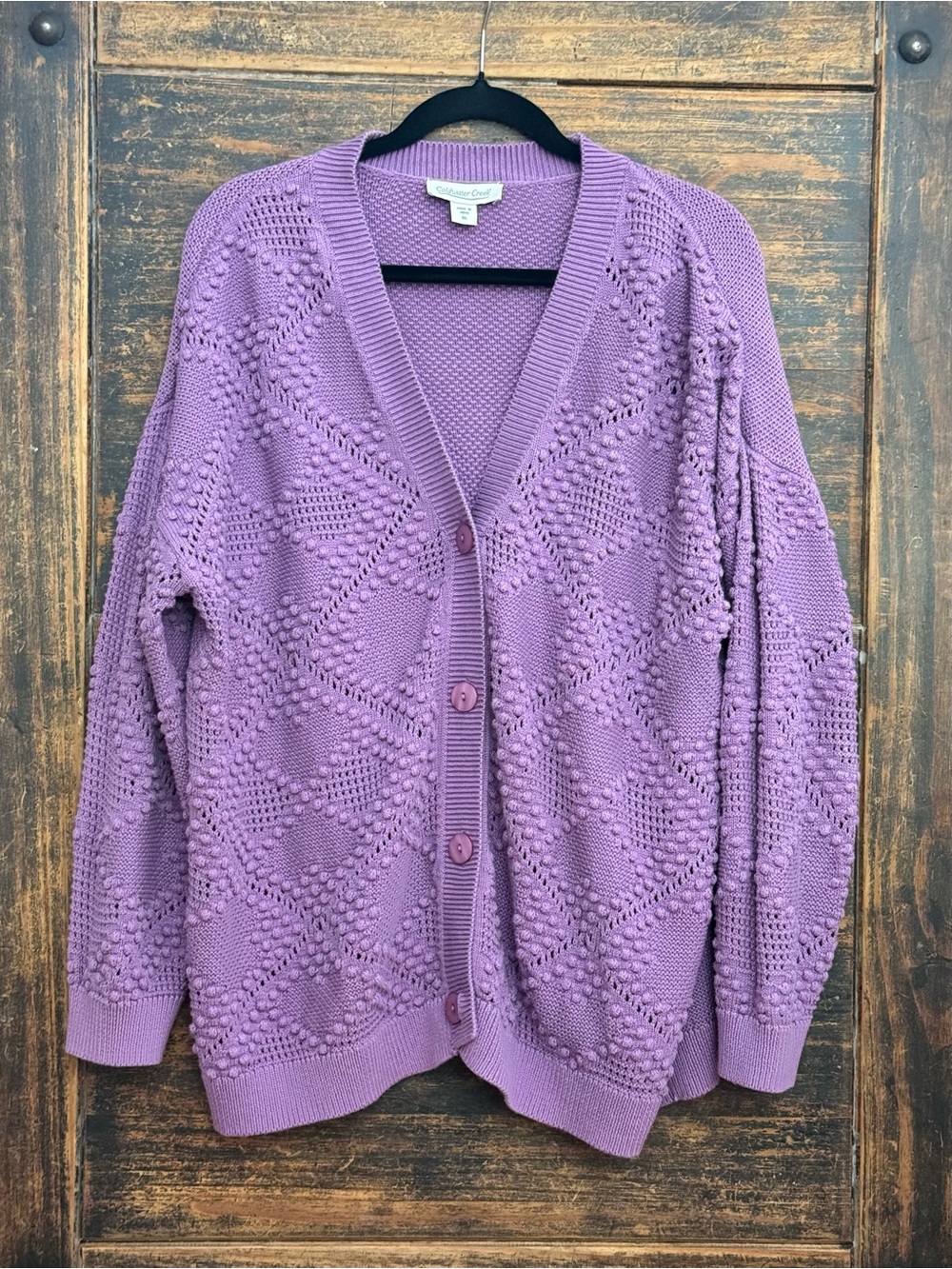 Cottagecore Coquette Chunky Oversized Boyfriend Sweater Cardigan, 100% cotton XL
